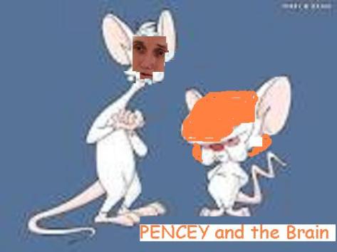 Pencey: Gee Donald what are we going to do tonight? Brain: Same thing we do every night Michael, plan to take over the world!